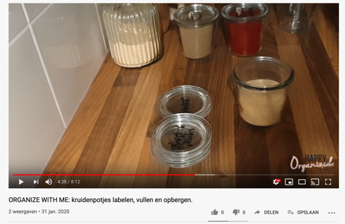 kruidenpotjes, organizen