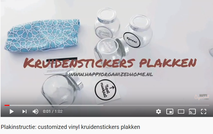 instructie kruidenstickers