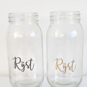 VINYL STICKERS VOOR JE VOORRAADKAST - SCRIPT